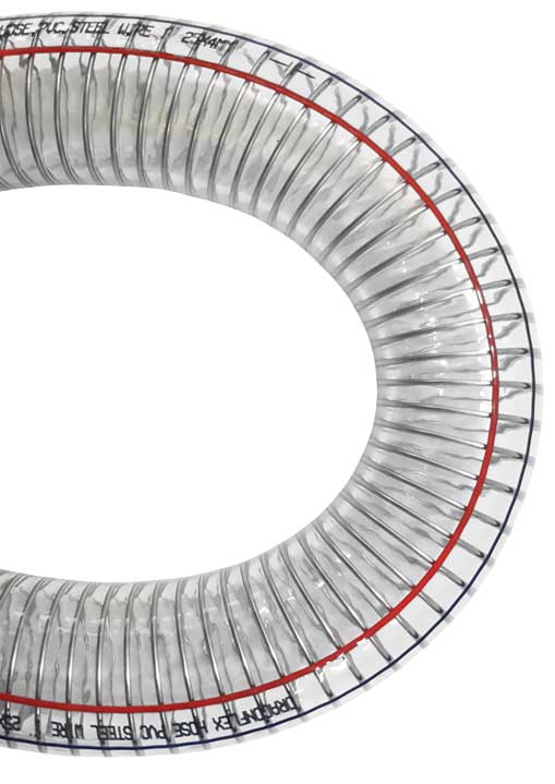 ท่อพีวีซีใสไส้ลวดสปริง เอนกประสงค์