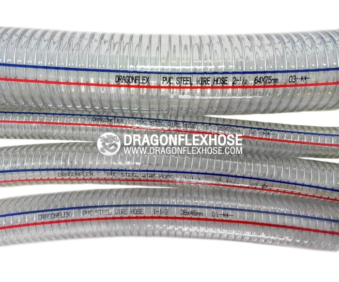 ท่อพีวีซีใสไส้ลวดสปริง เอนกประสงค์